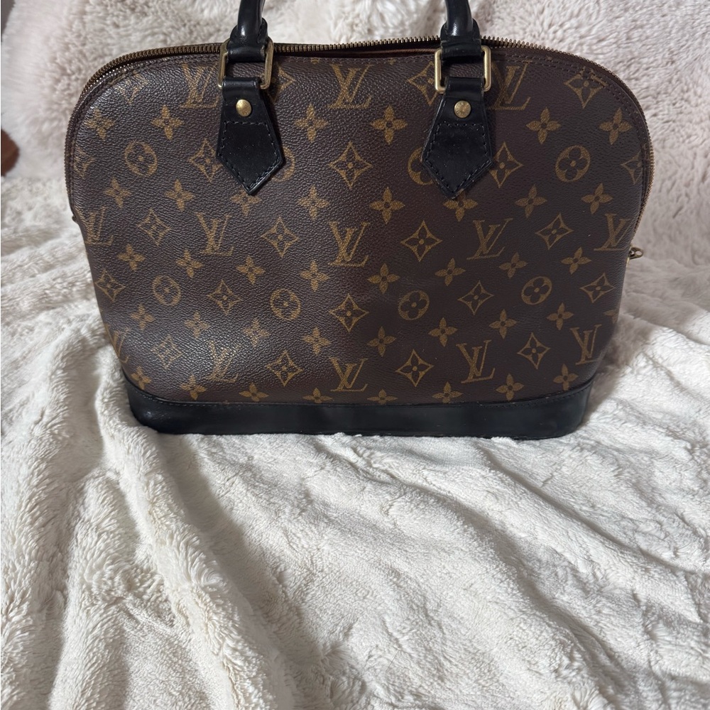 Louis Vuitton Brown and Black Satchel - Picture 2 of 15